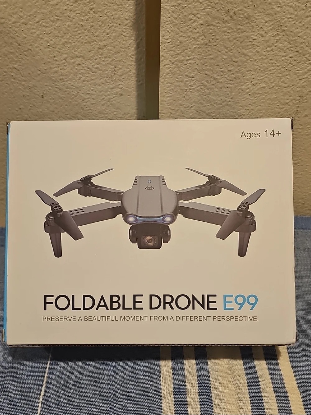 Foldable Drone E99 - Gray and Black Camera Drone